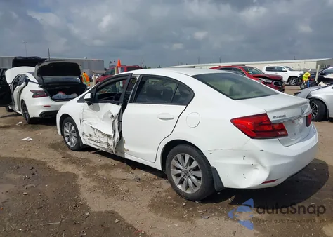 2013 Honda Civic Ex z USA, uszkodzony, nr VIN 19XFB2F85DE003227